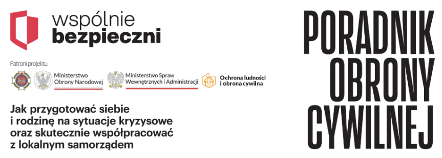 Grafika "Poradnik Obrony Cywilnej"