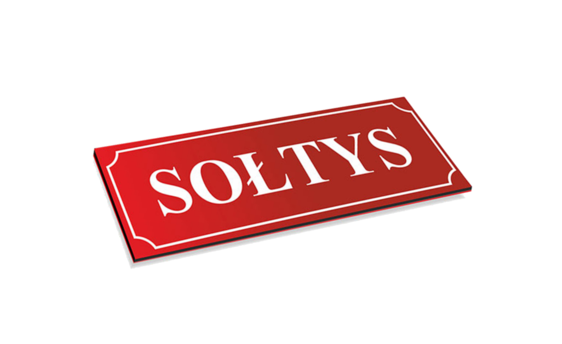 Tabliczka "Sołtys"