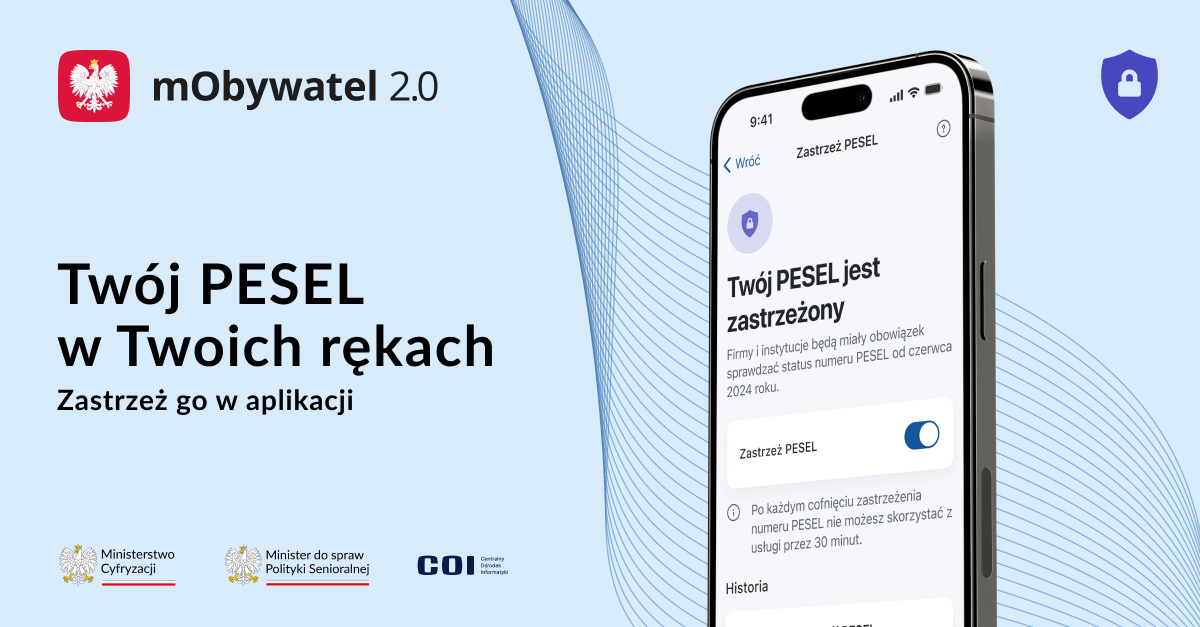 Grafika "Zastrzeż PESEL"