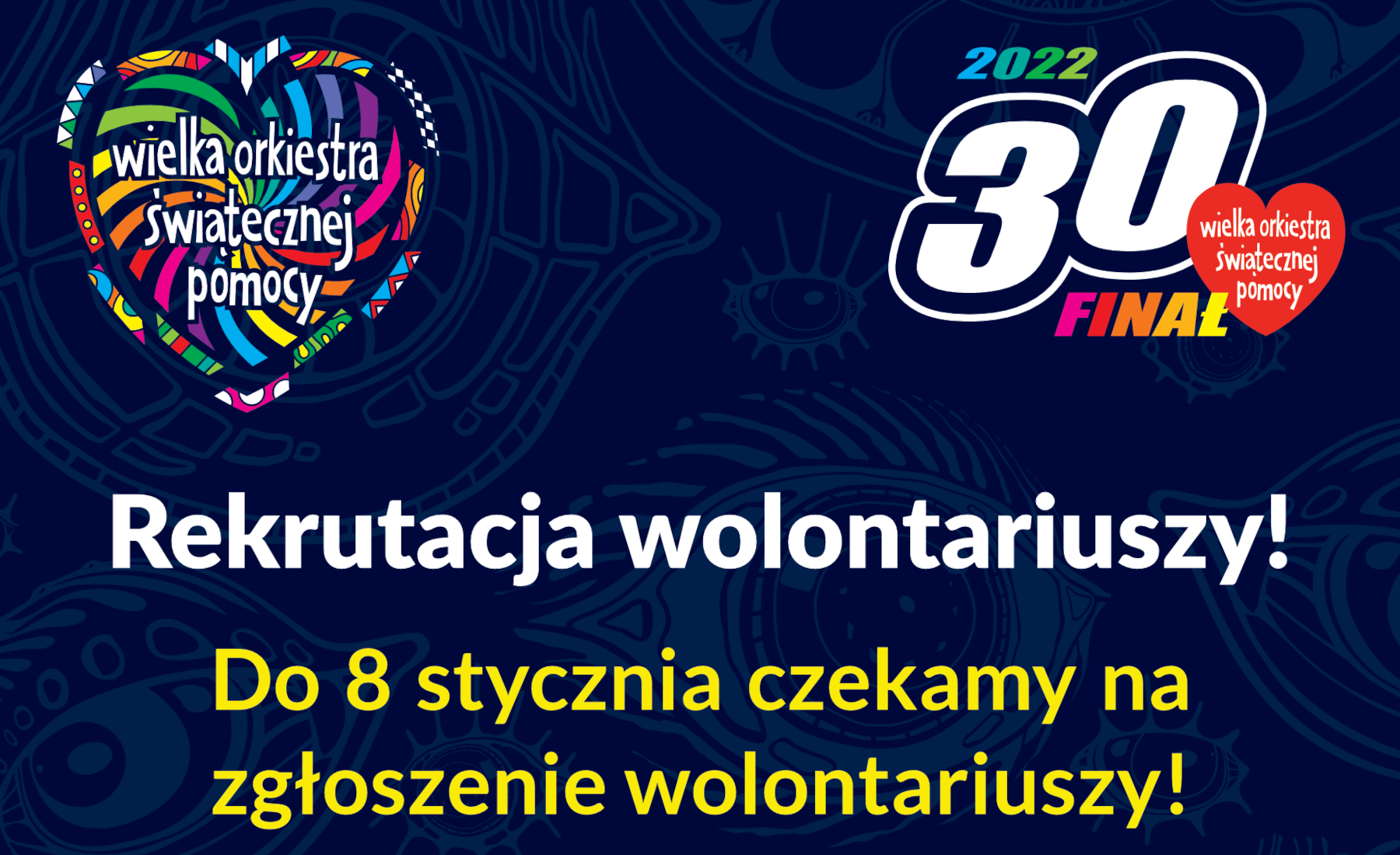 Rekrutacja wolontariuszy WOŚP